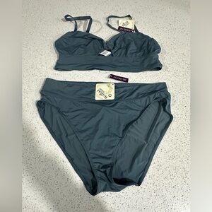 Adore Me Blue lingerie Set NWT